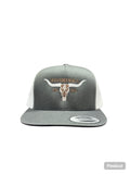 Longhorn Flat - Charcoal/White