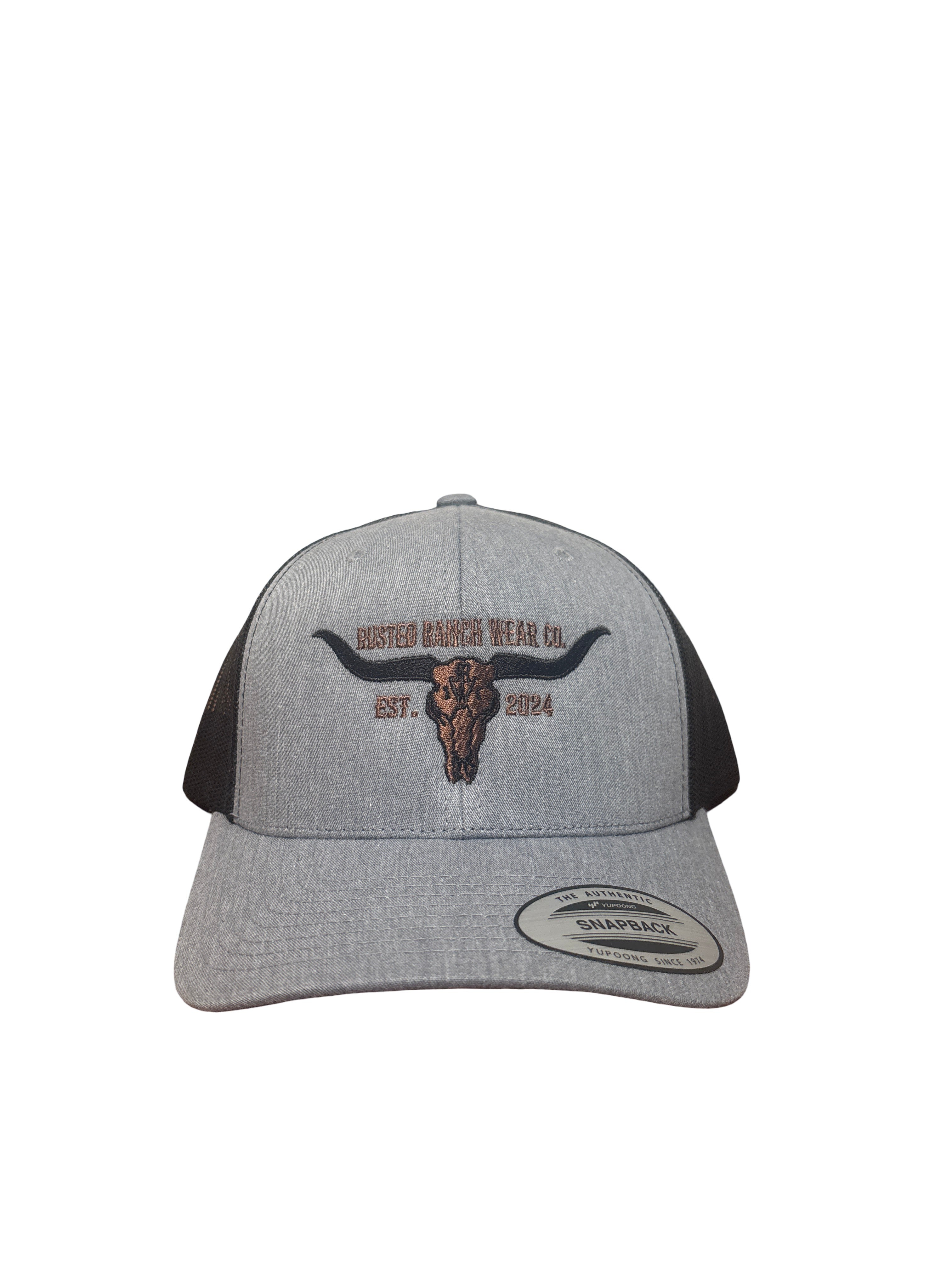 Longhorn Curve - Heather/Black