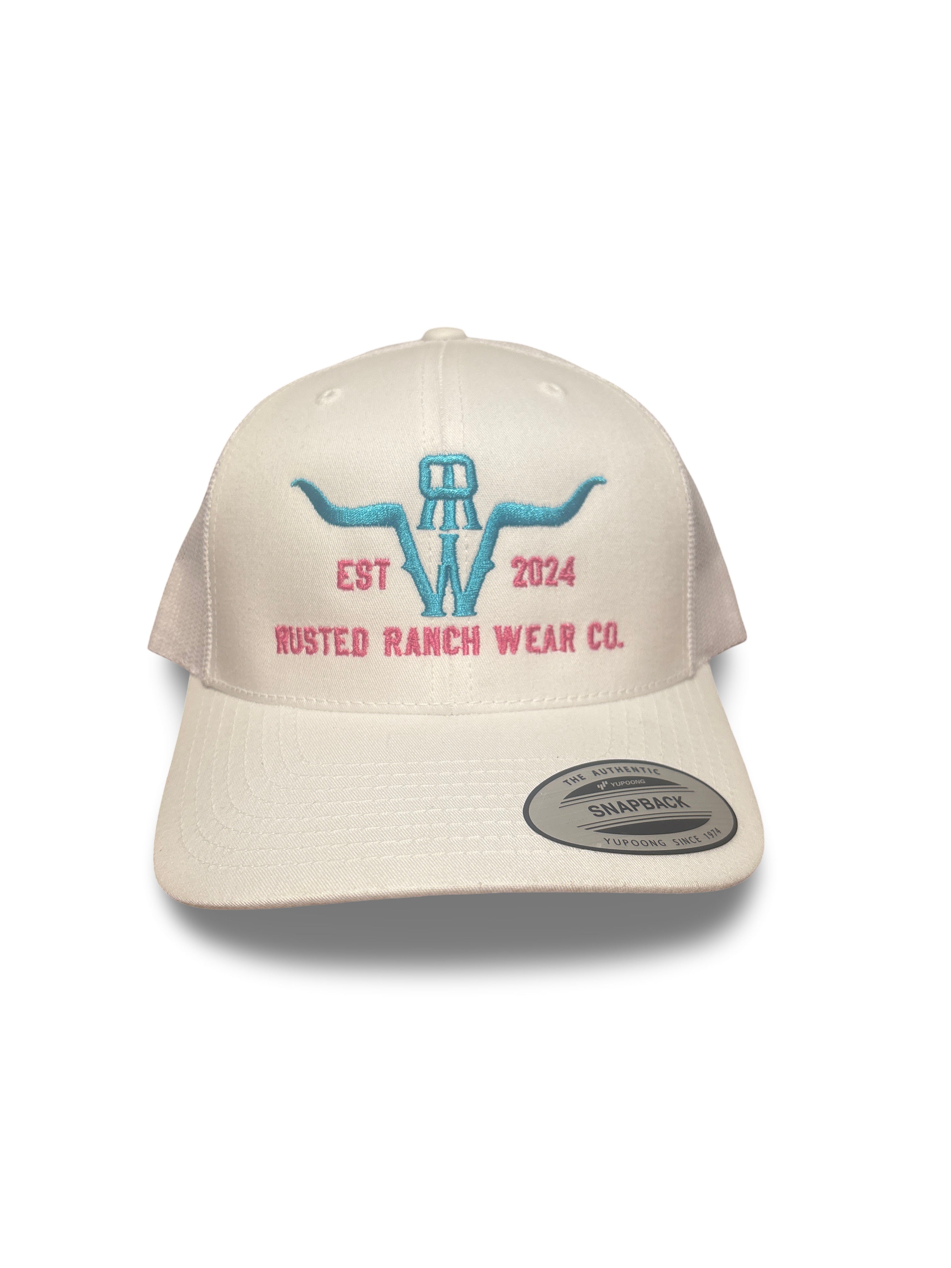 Homestead RRW Curve - White (Teal/Pink)