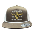 Homestead Cattle Co Flat - Brown/White (Gold/White)