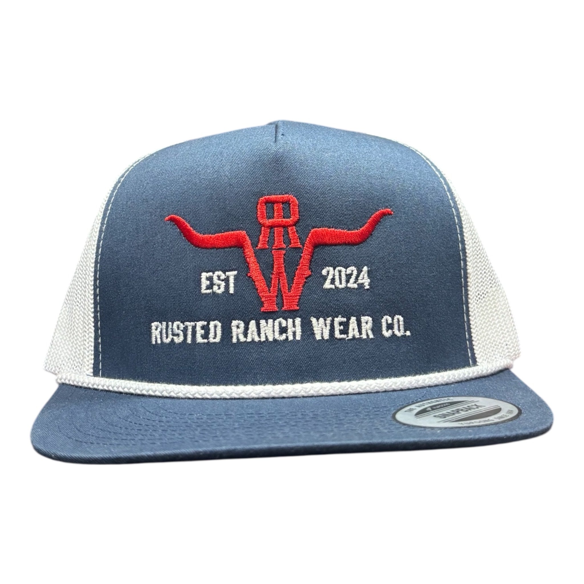 Homestead RRW Flat - Navy/White (Red/White)