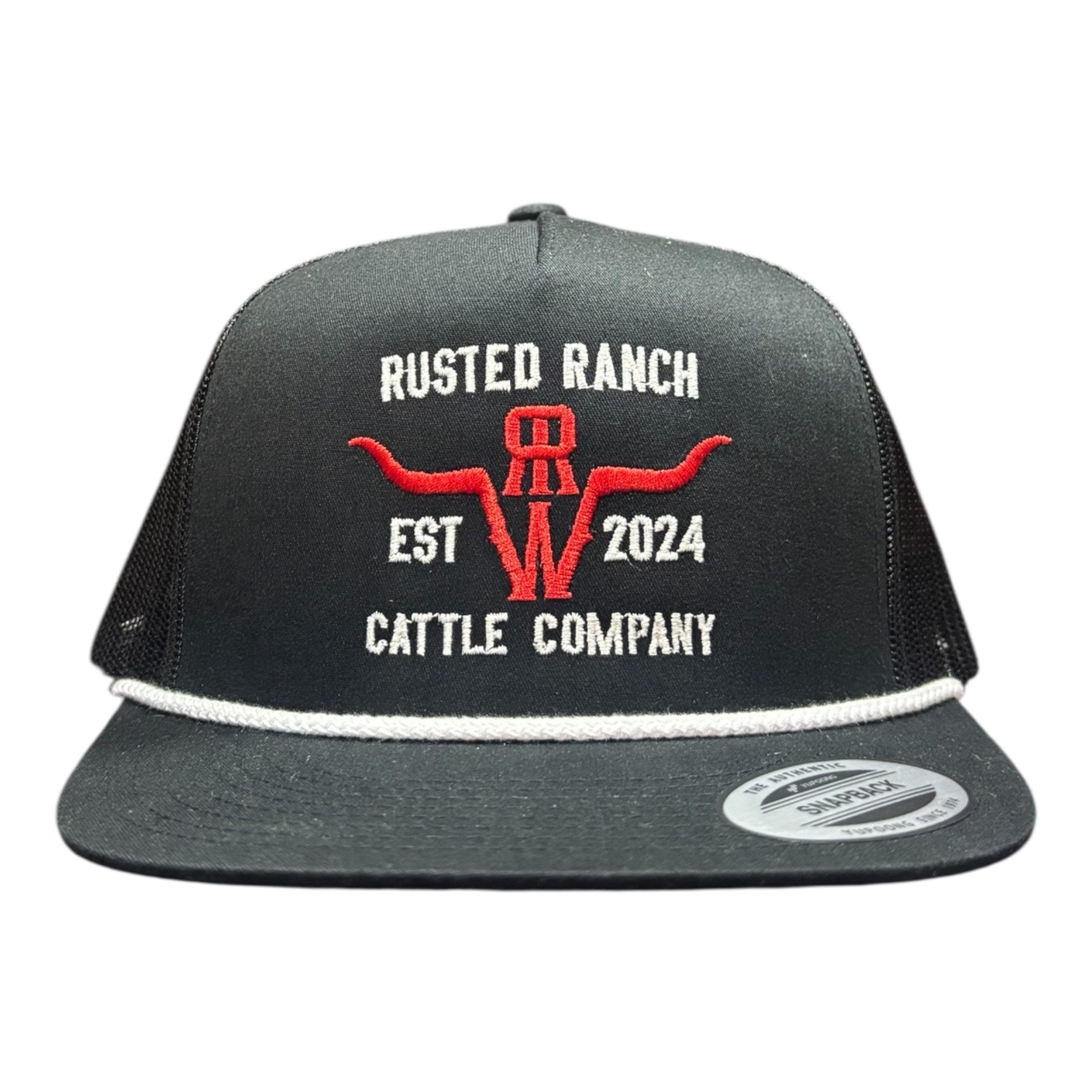 Homestead Cattle Co Flat - Black (Red/White)