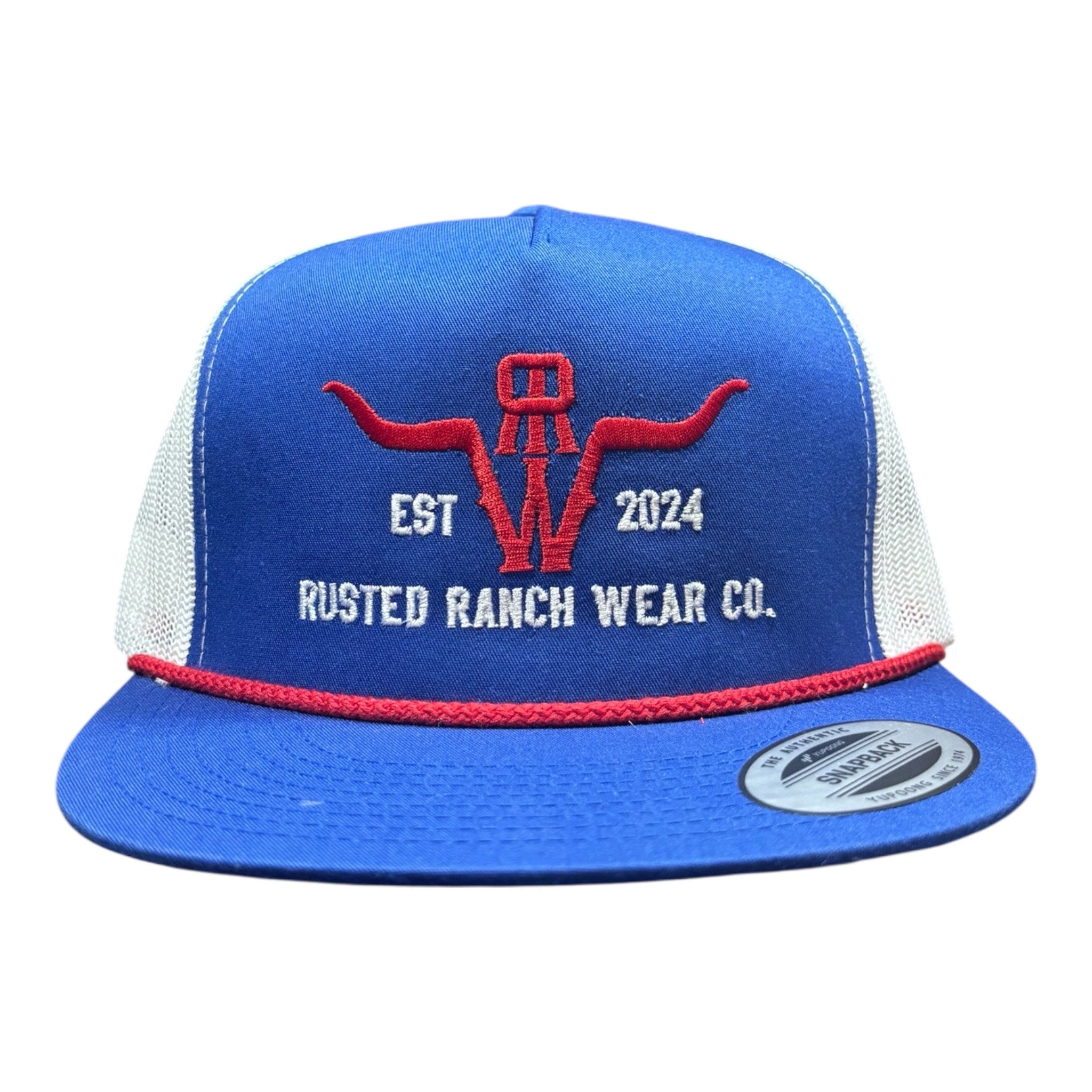 Homestead RRW Flat - Royal/White (Red/White)