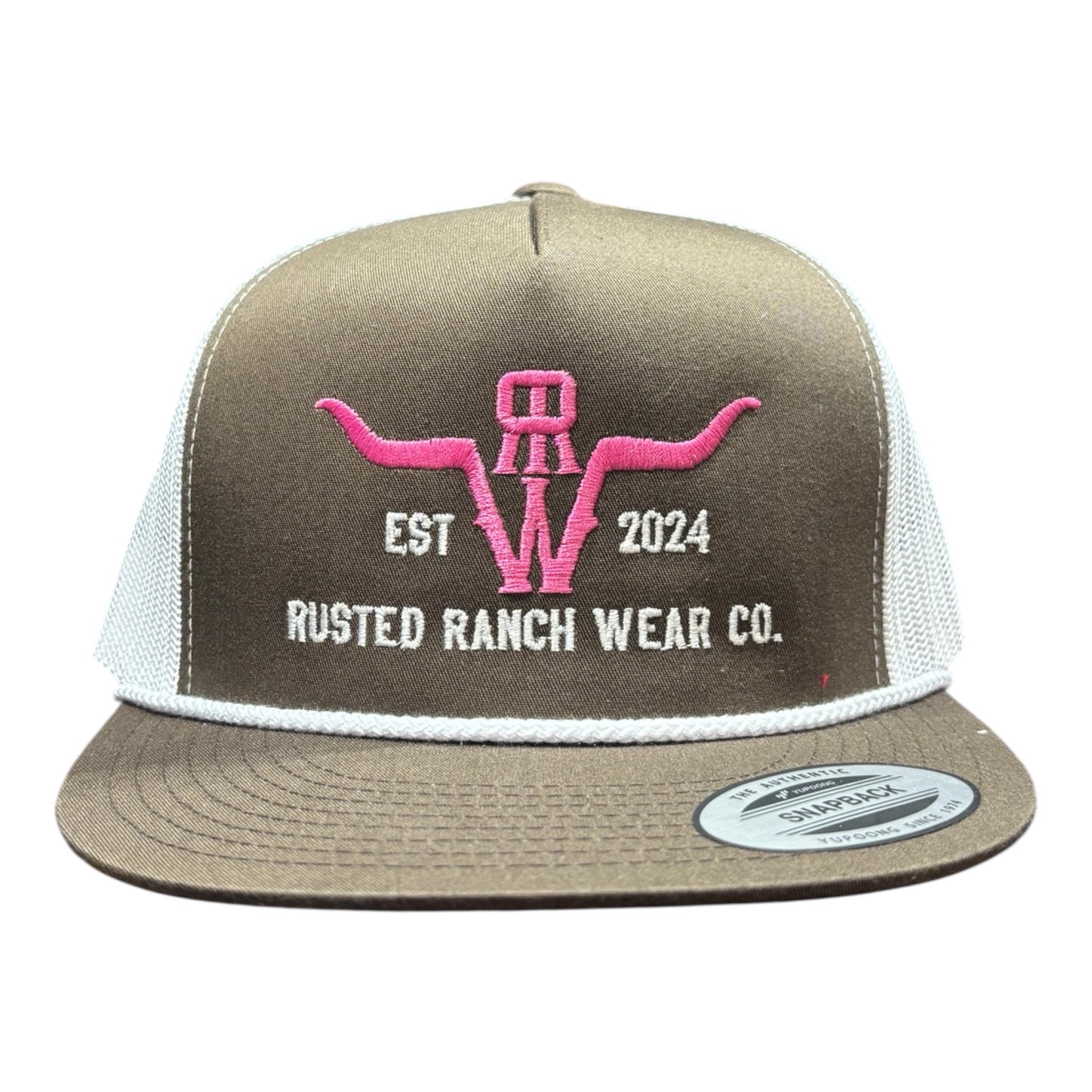 Homestead RRW Flat - Brown/White (Pink/White)