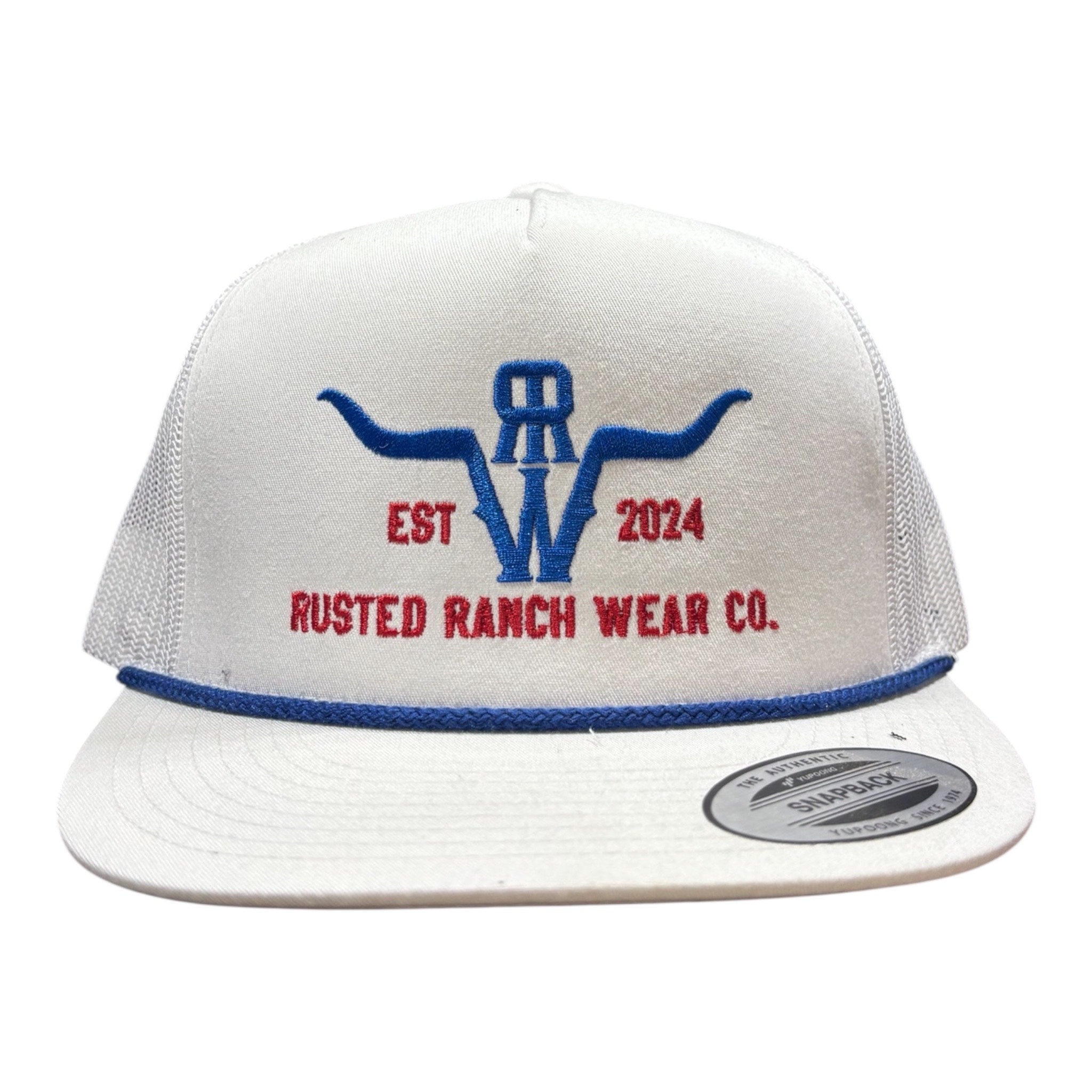 Homestead RRW Blue Rope Flat - White (Blue/Red)