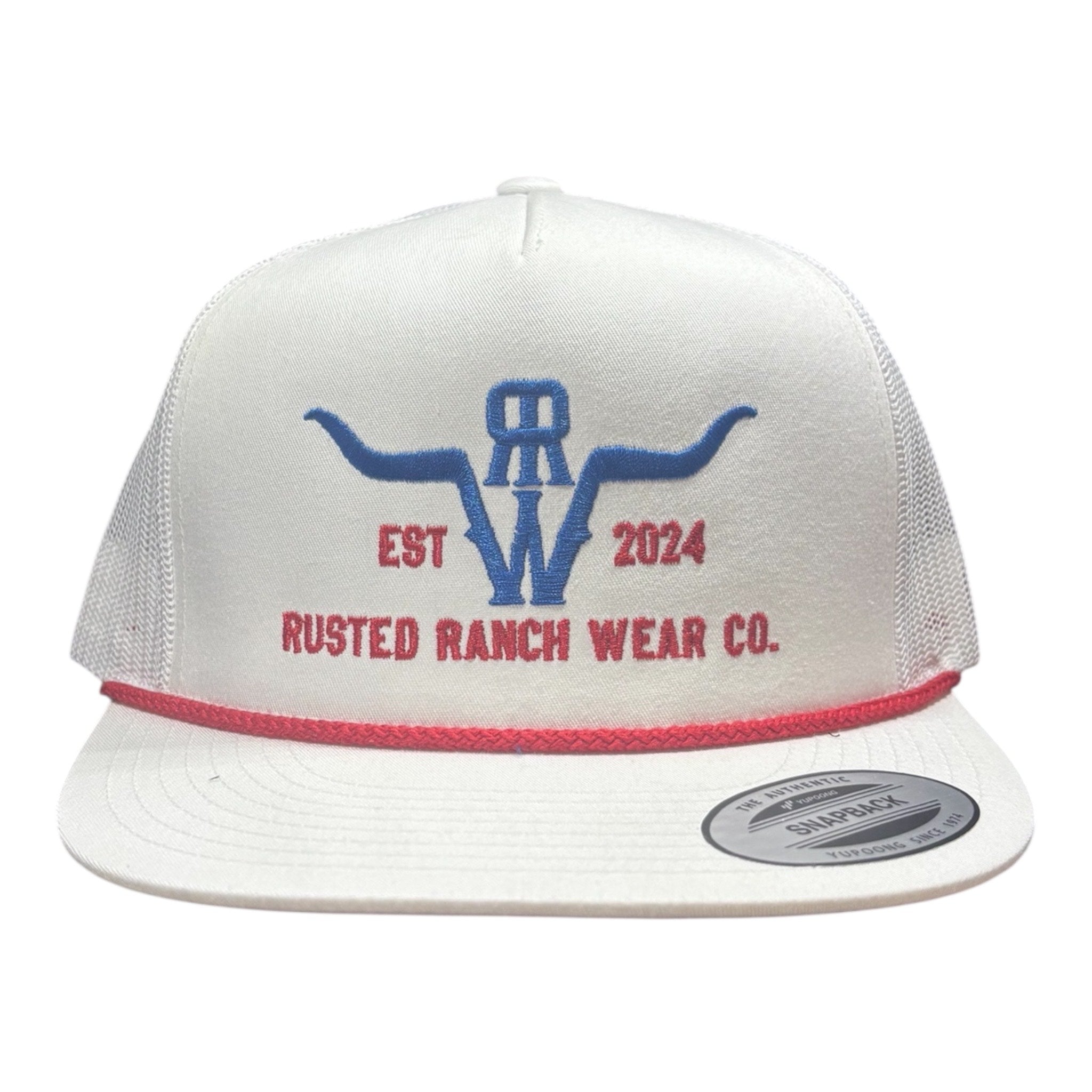 Homestead RRW Red Rope Flat - White (Blue/Red)