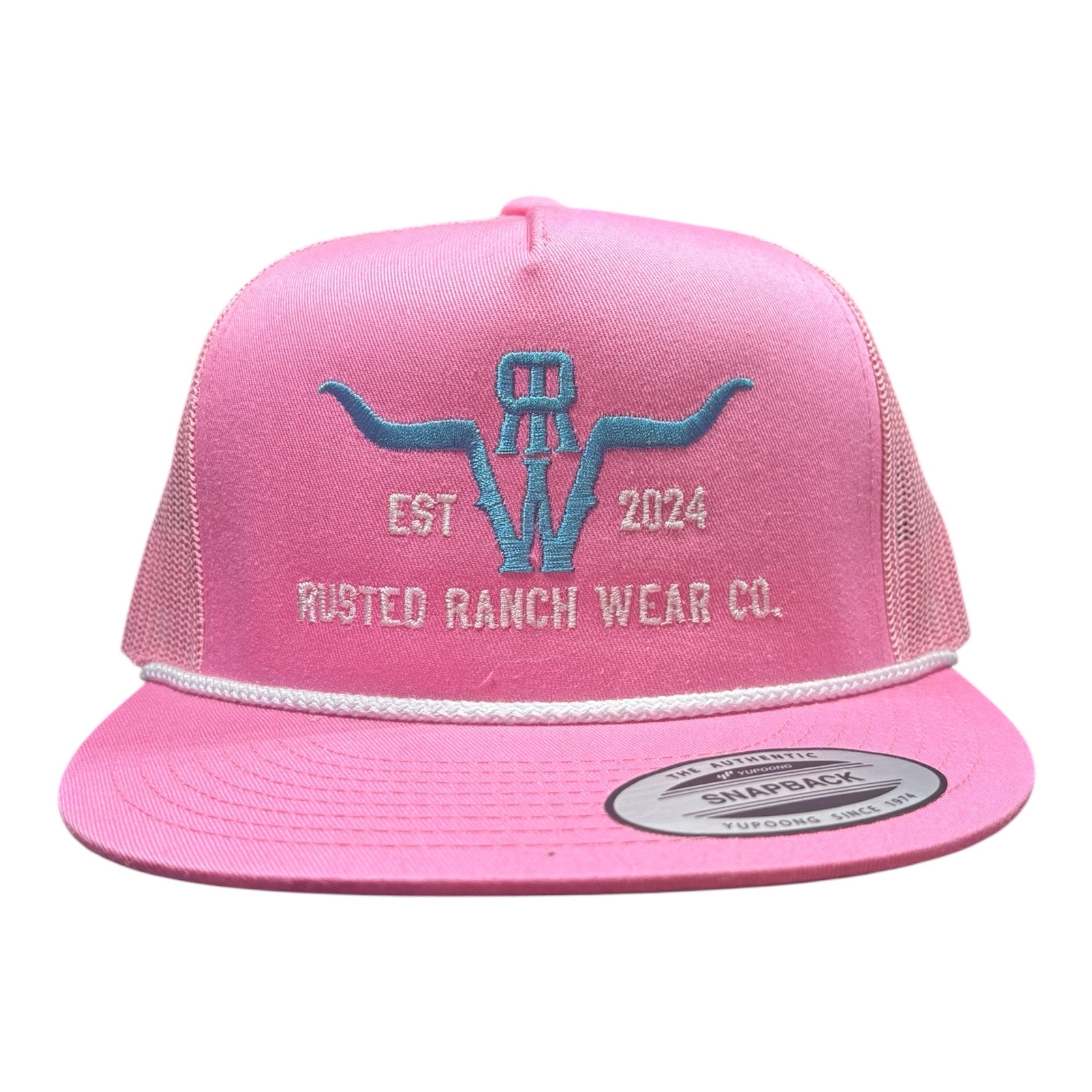 Homestead RRW Flat - Pink (Teal/White)