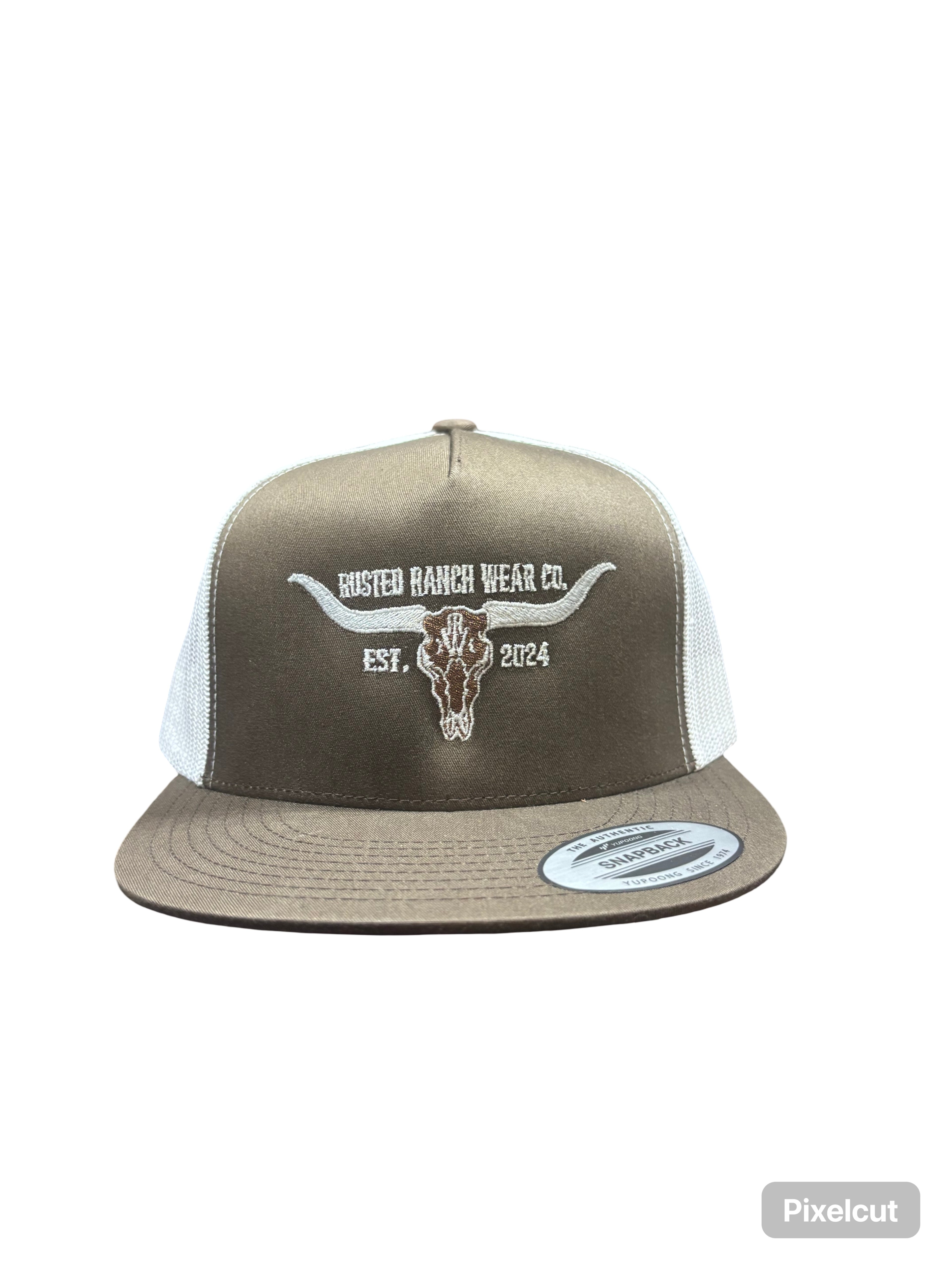 Longhorn Flat - Brown/White