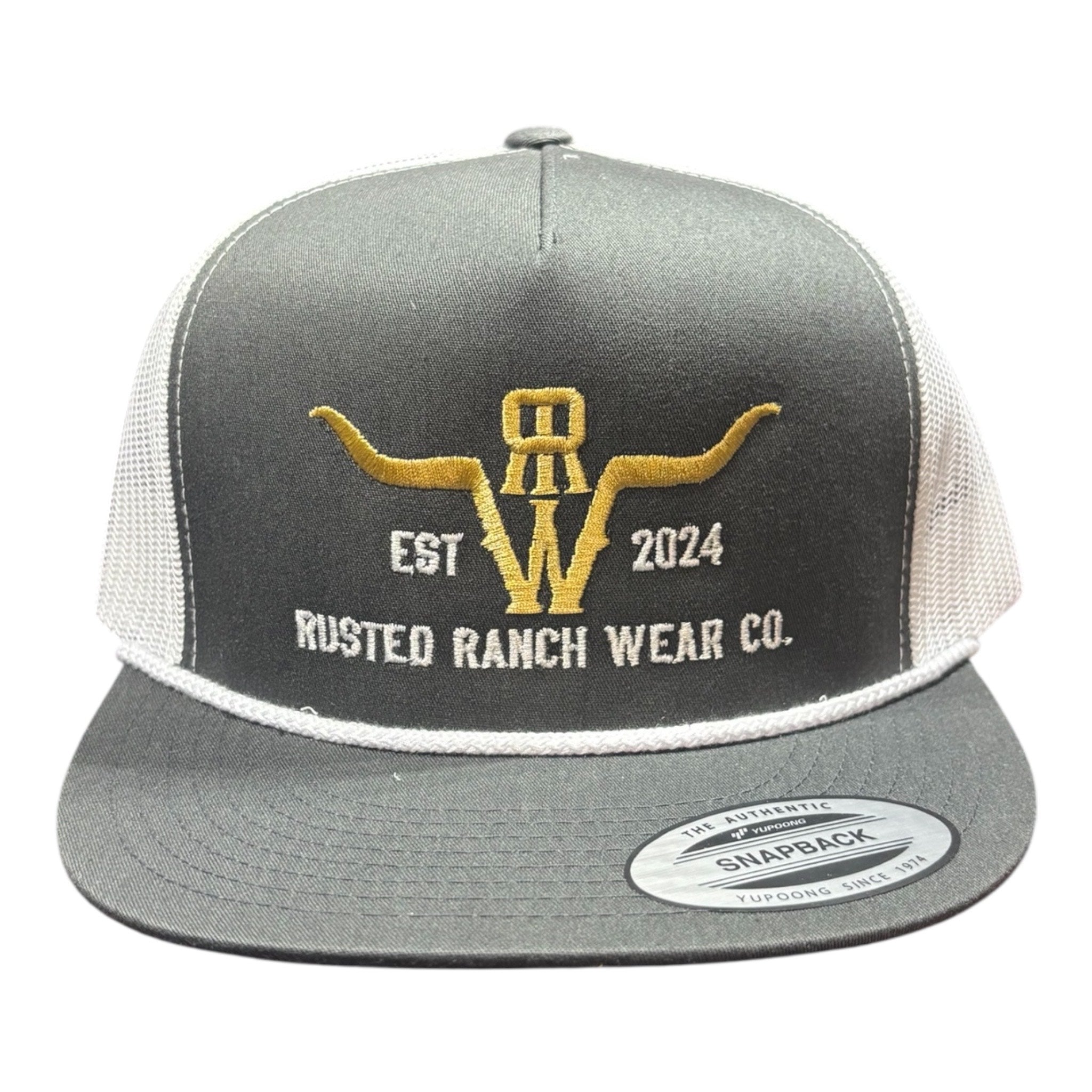 Homestead RRW Flat - Charcoal/White (Gold/White)